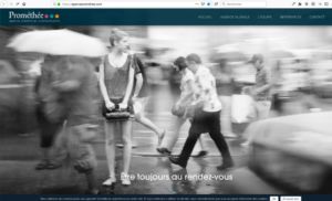 Création du site Internet de l'agence Prométhée Création du site Internet de l'agence Prométhée