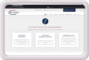 Page quiz Aric Assurances sur assurances construction