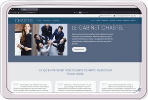 Page d’accueil du cabinet d’avocats Chastel