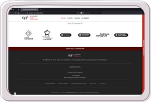 Page Contact/Adhésion du site Occitanie Pacte