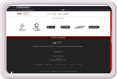 Page Contact/Adhésion du site Occitanie Pacte