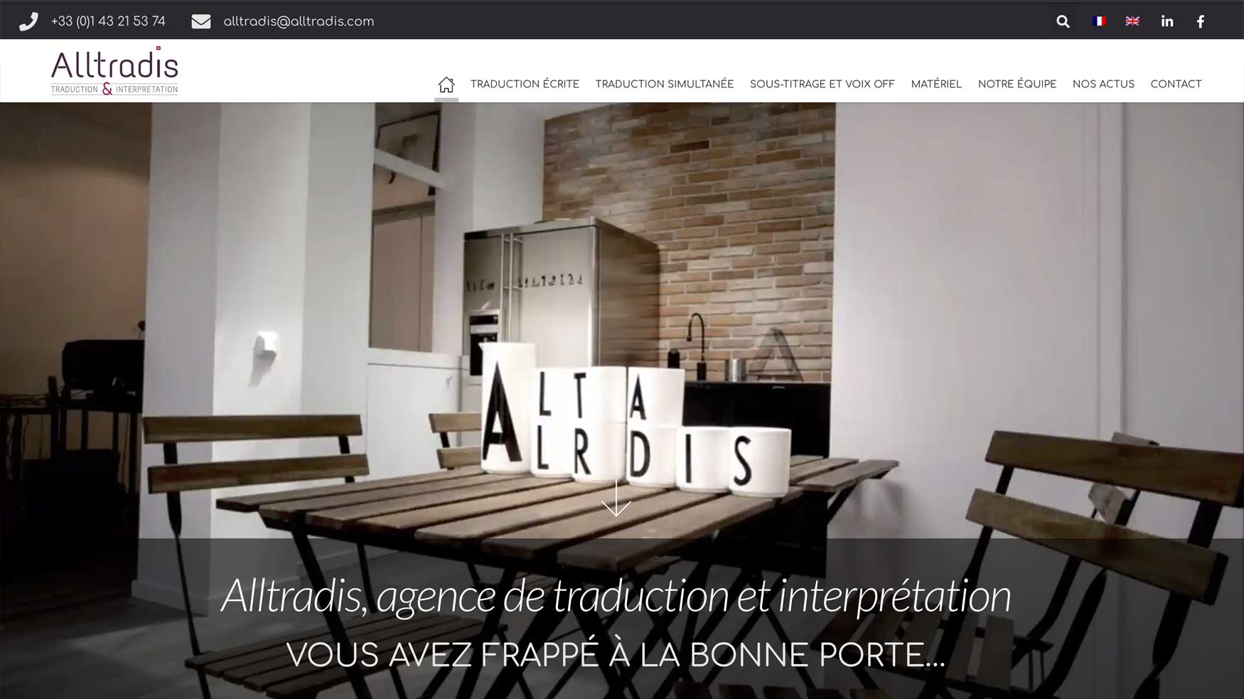 Homepage Alltradis