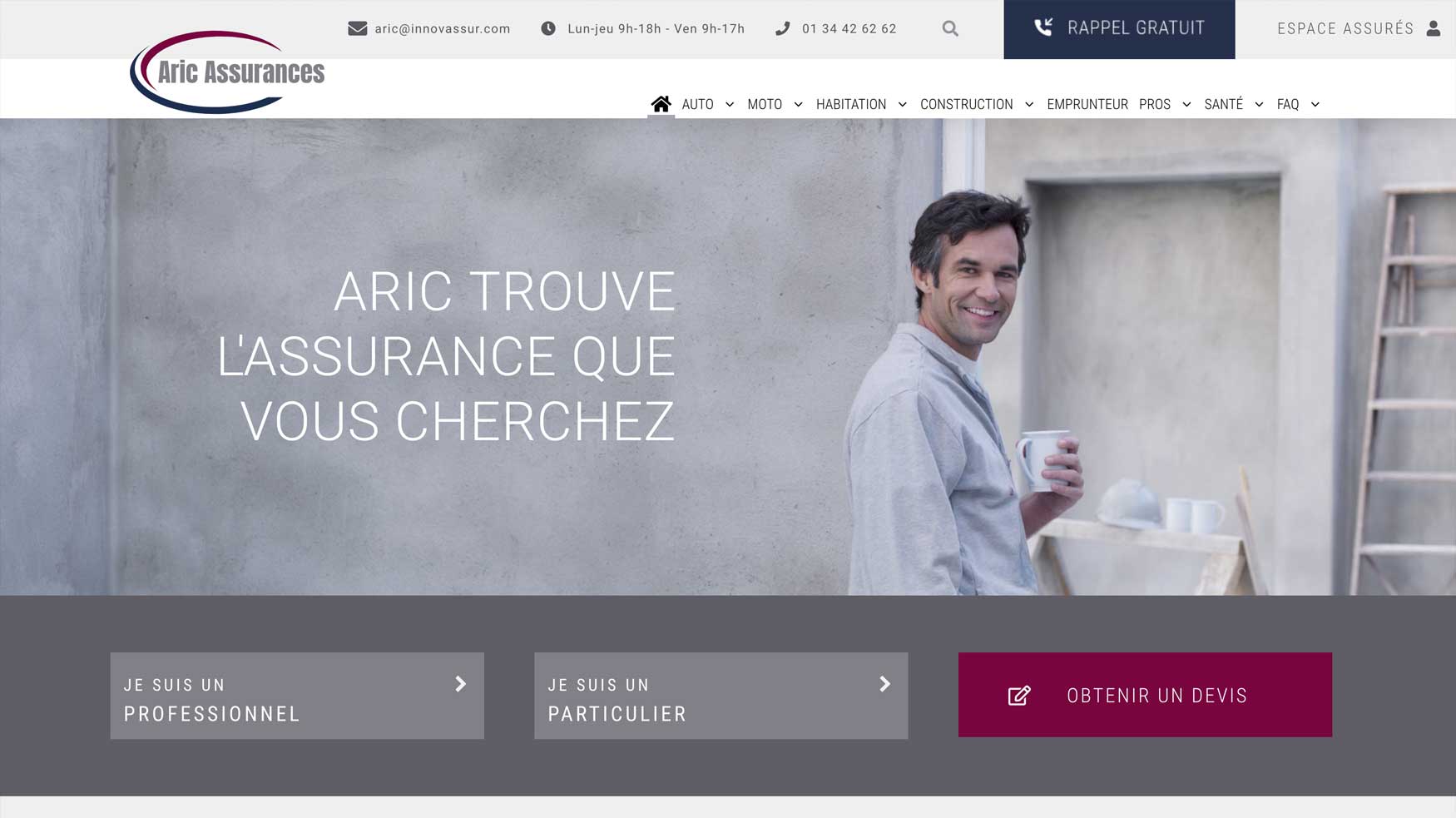 Homepage Aric Assurances