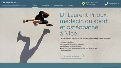 Homepage Dr Laurent Prioux