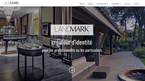 Homepage Landmark Architecture