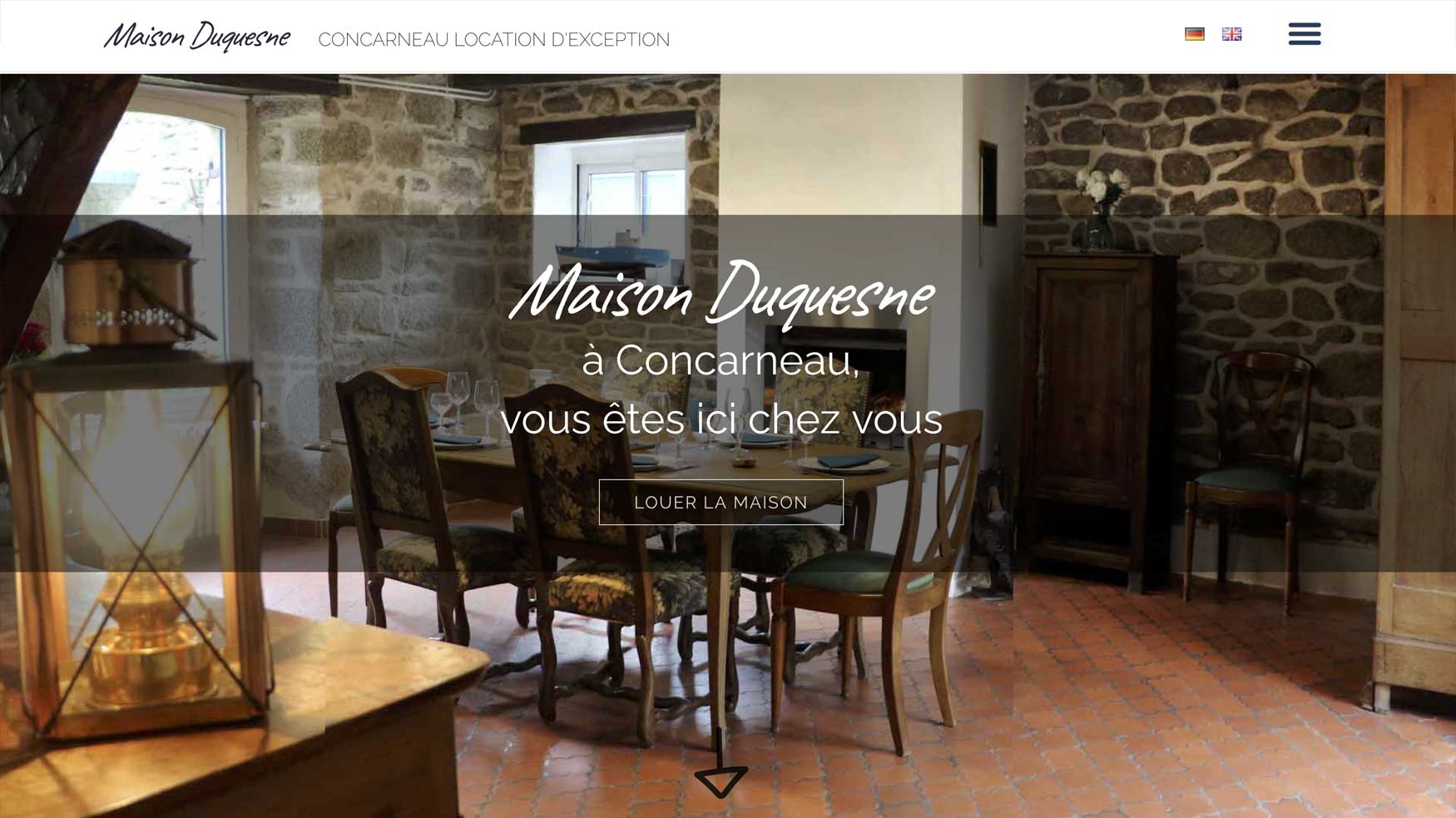Homepage Maison Duquesne