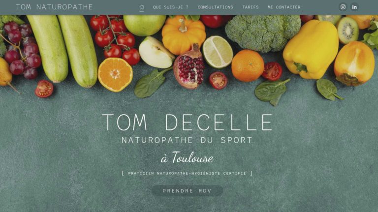 Homepage Tom Naturopathe